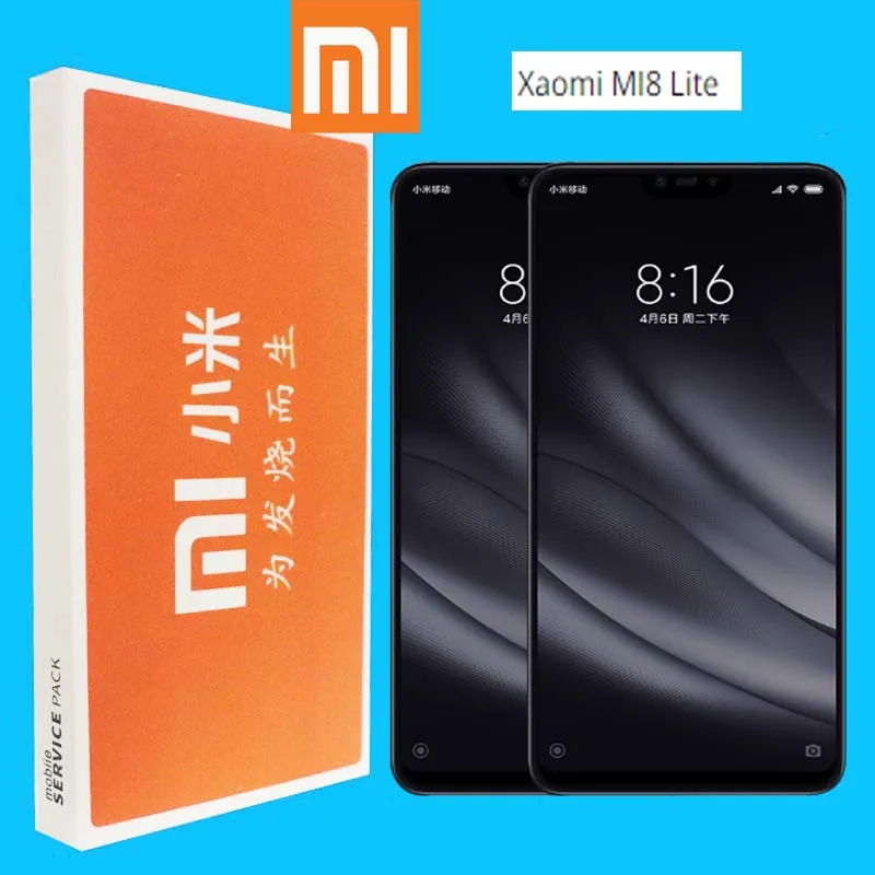 2280*1080 оригинальный качественный ЖК дисплей для Xiaomi Mi 8 Lite с рамкой Youth 8X