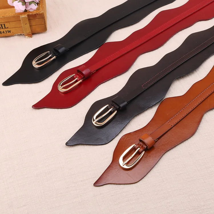 

Dress with Skirt Coat Simple All-Match Brown Brown Black Belt