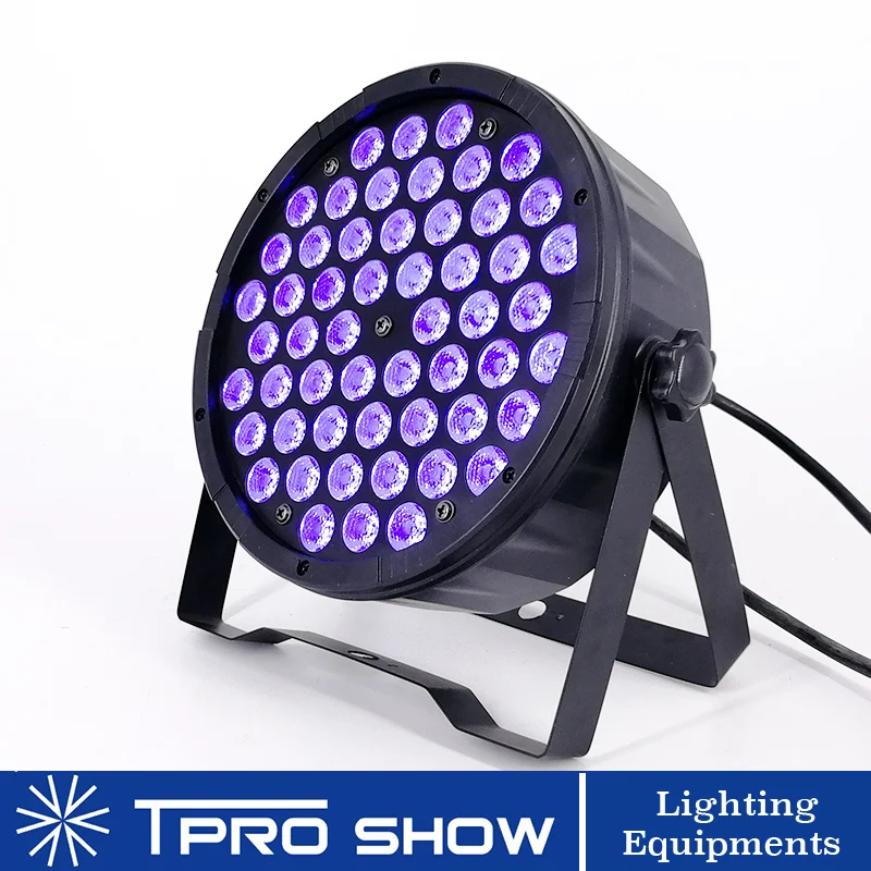 54x3 Вт LED Par DMX Light Music RGB Цвет для домашней вечеринки свадьбы стробоскопы