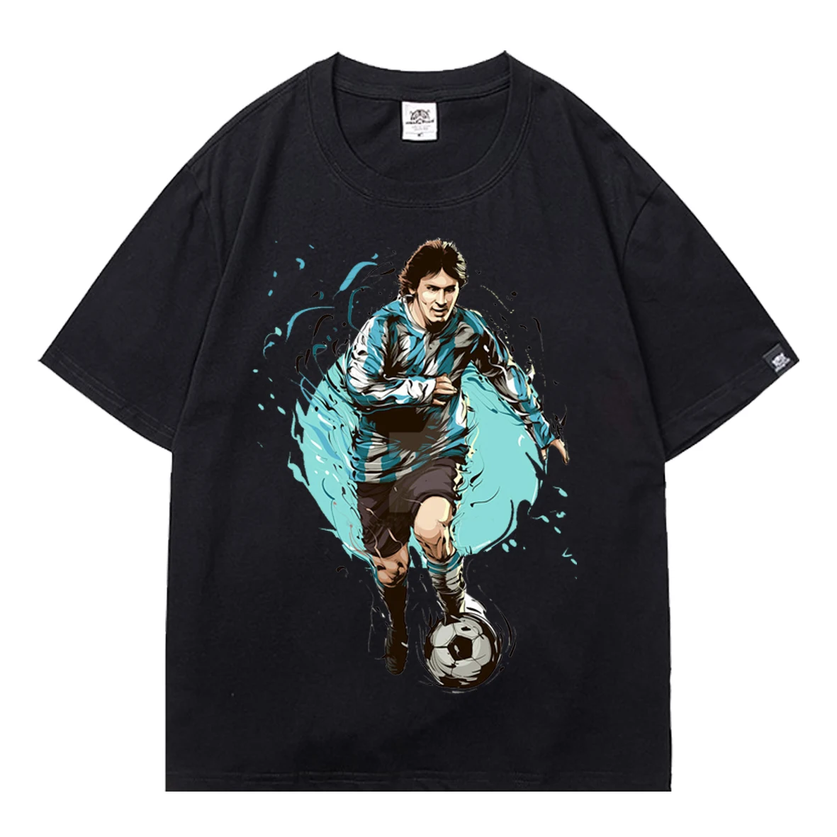 

Messi Cool Print Women's T-shirt Girl Oversized T-shirt Female Sports Short Sleeve 2021 Summer Loose Casual T Shirts Tee Tops