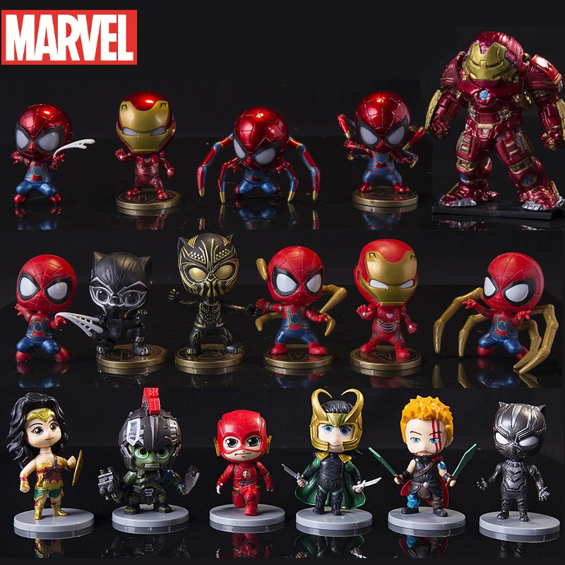 

Avengers Figure Hulk Tony Stark Iron Man Thanos Hulk Captain America Action Figure Model Dolls Ornaments Toys For Children's