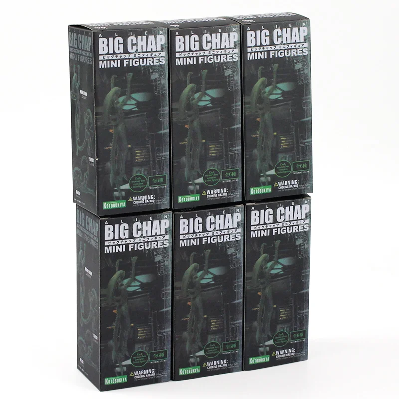 6 шт./компл. чужой большой мини Kotobukiya Alien Повседневная жизнь свисающие приседания
