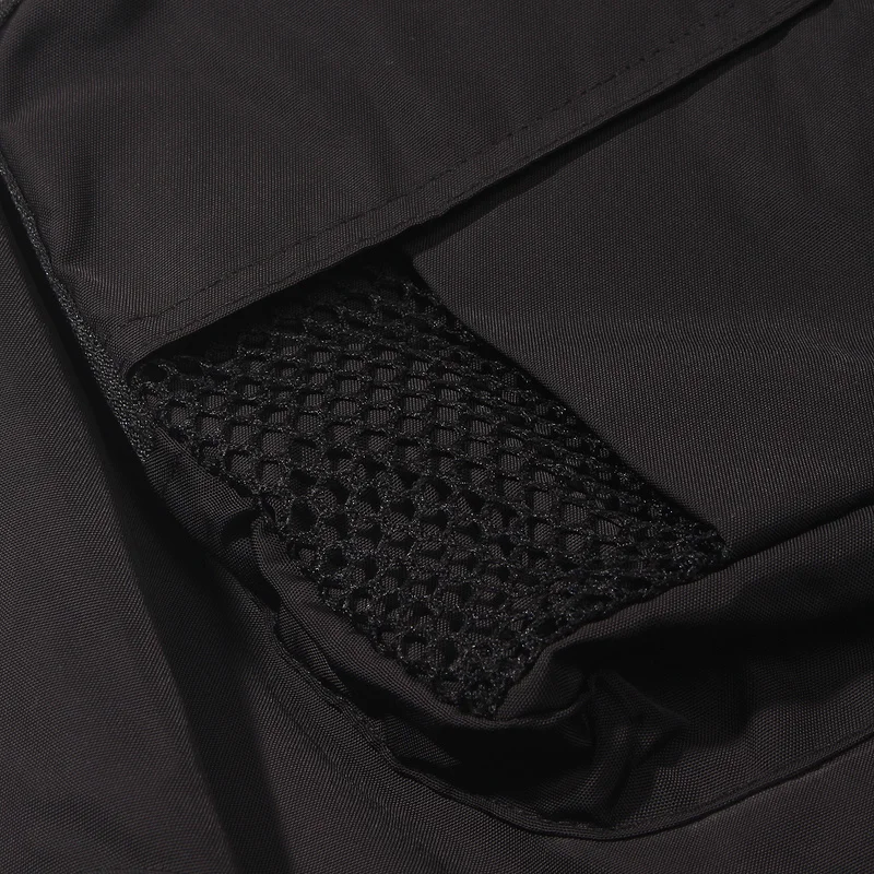 

Rhude Multi Pockets Shorts Men Women HipHop Mesh Patchwork Knee Length Baggy Cargo Shorts Men