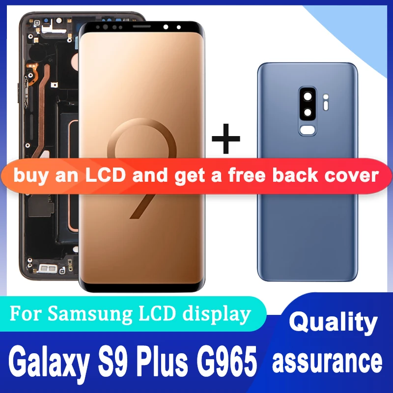 Оригинальный дисплей 6 2 &quotSuper AMOLED для Samsung Galaxy S9 Plus сменный ЖК-дисплей с сенсорным