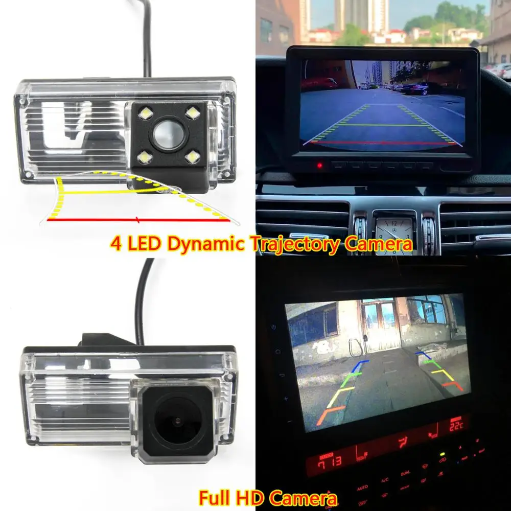 Камера заднего вида Fisheye 1080P MCCD HD для Toyota Reiz Avalon XX10 Land Cruiser Prado 200 LC200|rear view camera|rear camera