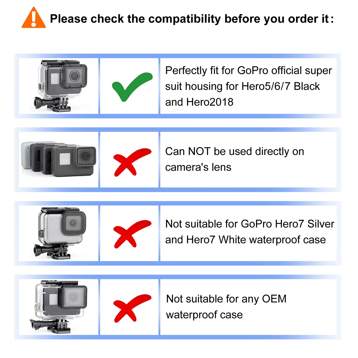 Цветные фильтры SOONSUN для GoPro Hero 7 6 5 черная Лупа Красный Пурпурный Розовый фильтр
