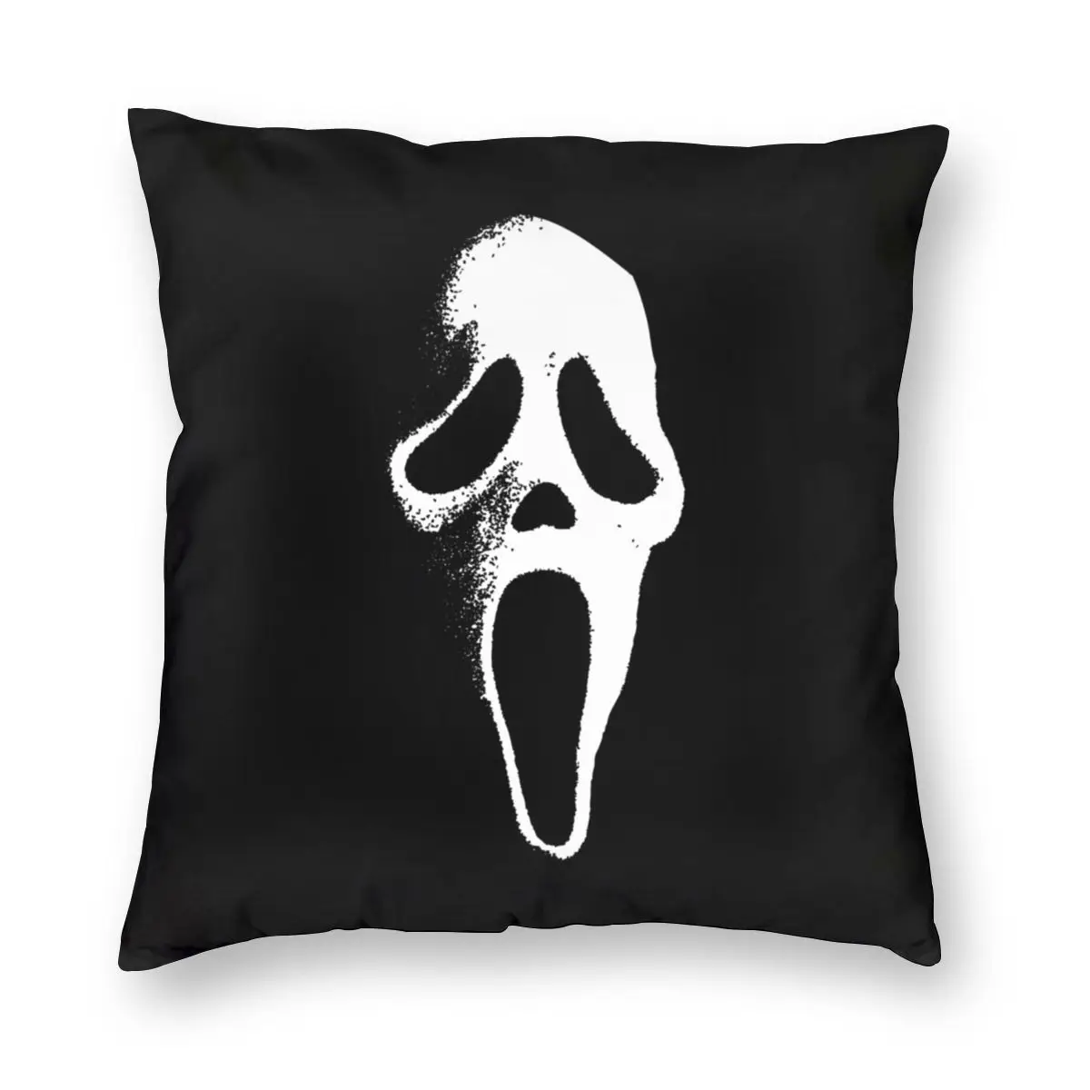 

Horror Movie Scream MASK Pillowcase Soft Fabric Cushion Cover Decor Pillow Case Cover Home Square 45*45cm