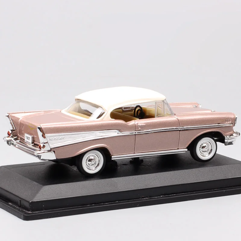 1/43 маленькие бренды Yat Ming 1957 Chevrolet Bel, воздушная литьевая модель, копия автомобиля, мини-дисплей, подарок для взрослых