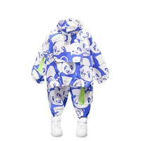 new spring autumn baby boys girls clothes children fashion cartoon jacket pants 2pcssets toddler sports costume kids tracksuits