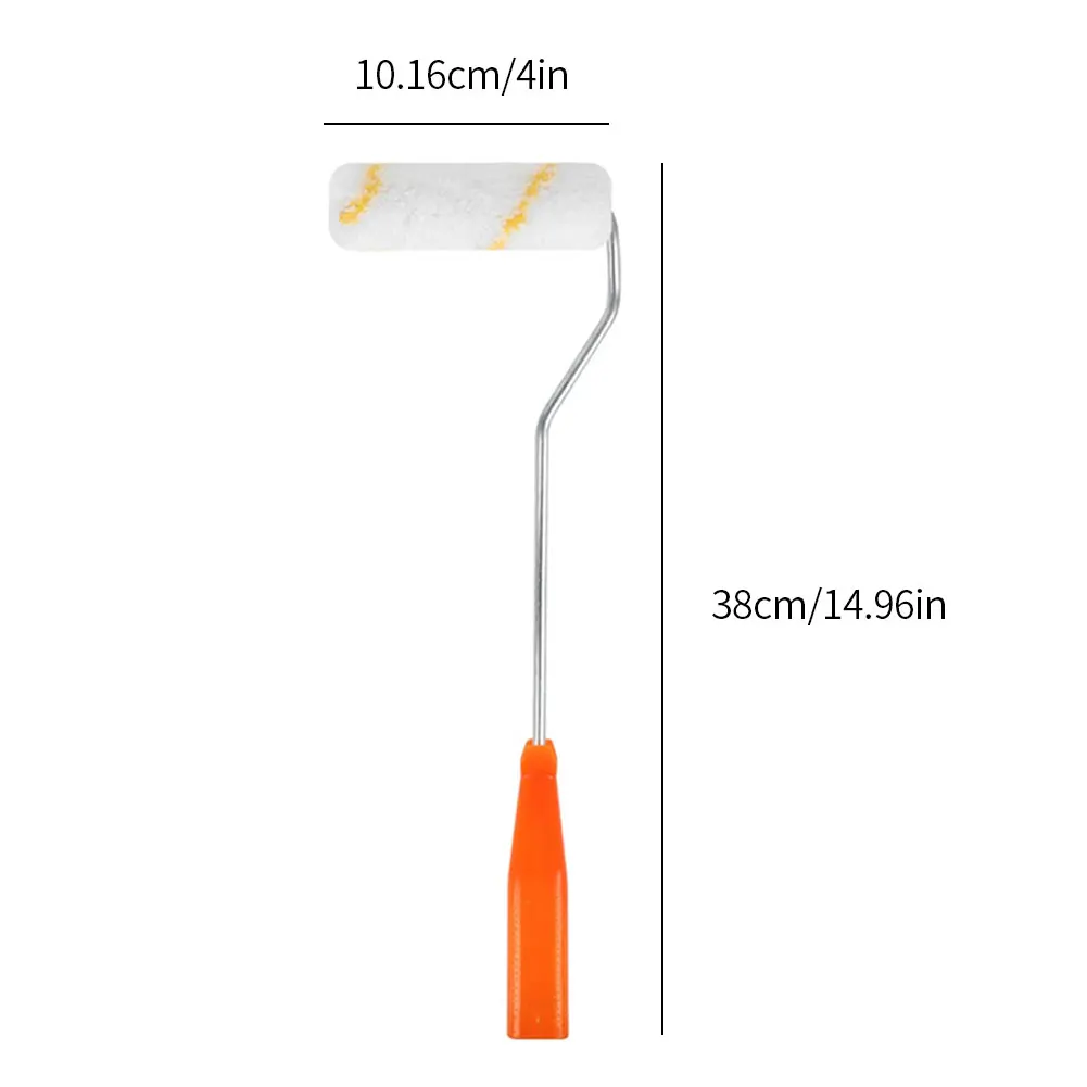 

10pcs 4 inch Craft Paint Foam Rollers Decorative Corner Roller Brush Sponge Paint Roller Sleeves Decorating Painting Tool Sets