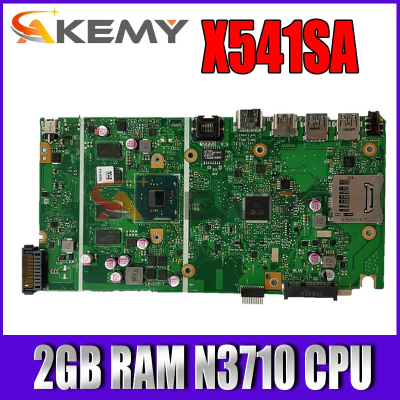 

Akemy X541SA Baseplate for Laptop Computer for ASUS X541SA F541S X541SA REV2.0 2GB RAM N3710 Original CPU
