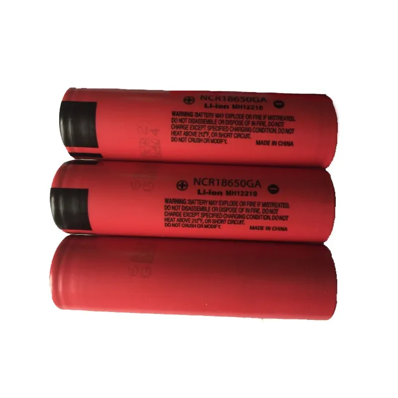 18pcs/lot Original Battery For Panasonic 18650 NCR18650GA 3500mah 3.7V Lithium Rechargeable Li-ion Batteries Cell 30A discharge