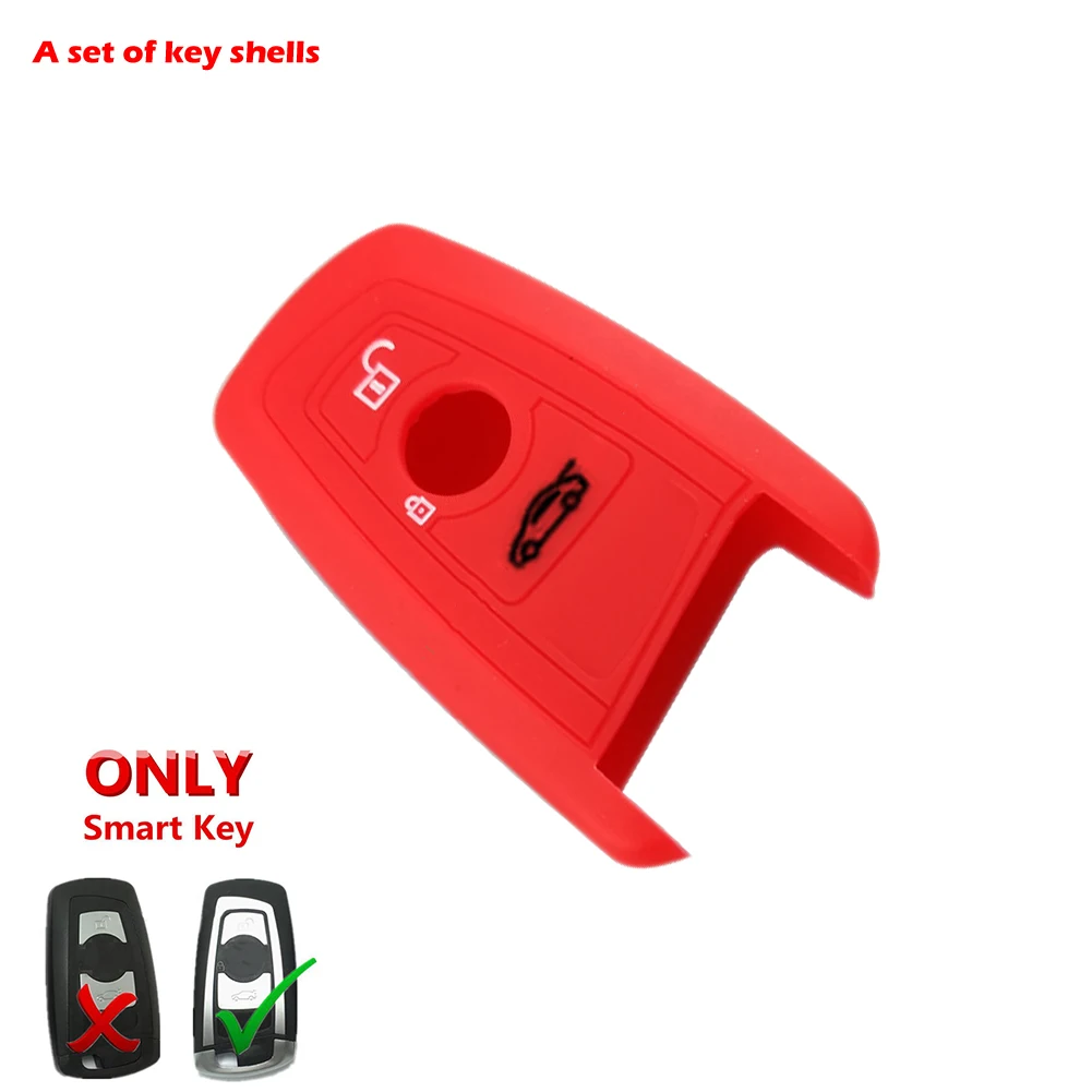 Silicone Car Key Cover Case For 3 Series 09-13 5/7 09-14 Remote Fob | Мать и ребенок