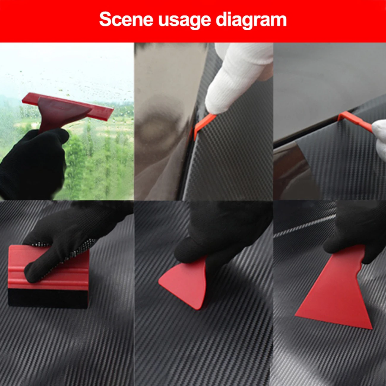 

21PCS Car modification film trimming tool Car scraper Car Wrapping Tint Application Tools Car Foil Set Kit film finishing tools