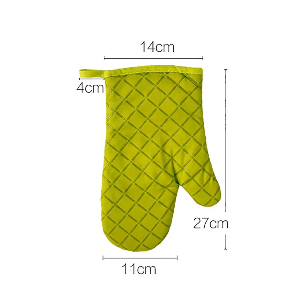 1 пара силиконовых теплоизоляционных перчаток термостойкая кухонная