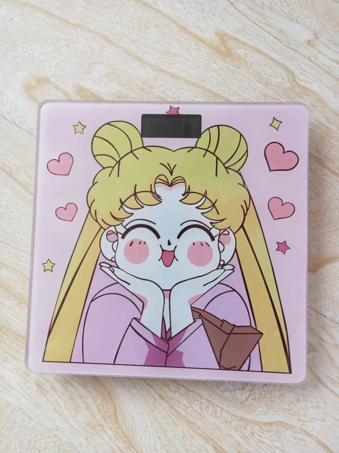 Косплей Сейлор Мун Сакура фигурка из закаленного стекла милые электронные цифровые напольные весы с ЖК-дисплеем Новинка
