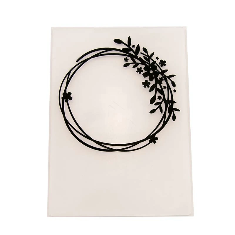 

YINISE Plastic Embossing Folder For Scrapbook Stencils FLOWERS DIY PAPER Album Cards Making CRAFT SUPPLIES Scrapbooking MOLDS