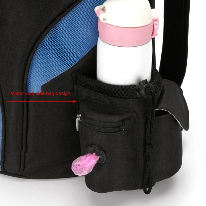 

Portable Breathable Mesh Backpack Foldable Cat Dog Carrying Bag Large Capacity Outdoor Travel Pet Shop Acessorios