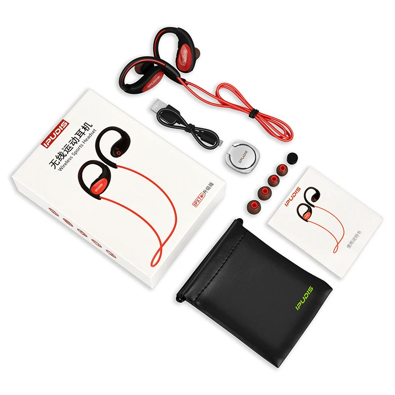 Спортивная беспроводная гарнитура IPX7 с микрофоном|headset with microphone|sport wireless earphonewireless