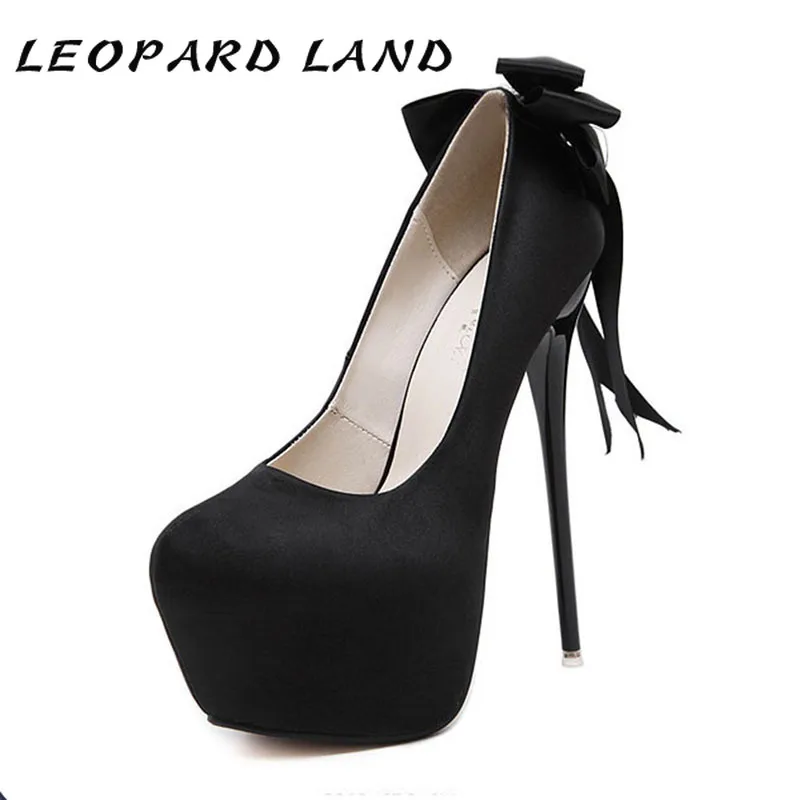 Женские летние туфли с леопардовым принтом лодочки на каблуке 16 см Пикантные