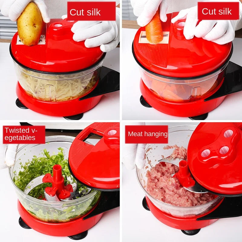 Kitchen Food Processor Mixer Egg Blender Meat Grinder Vegetable Chopper Shredder Stainless Steel Blade Cutter | Бытовая техника