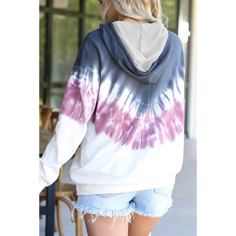 

2020 Harajuku Demi Tie Dye Winter Clothes Women Hoodie Sudaderas Mujer Bluzy Damskie Moletom Oversize Sweatshirts Vetement Femme