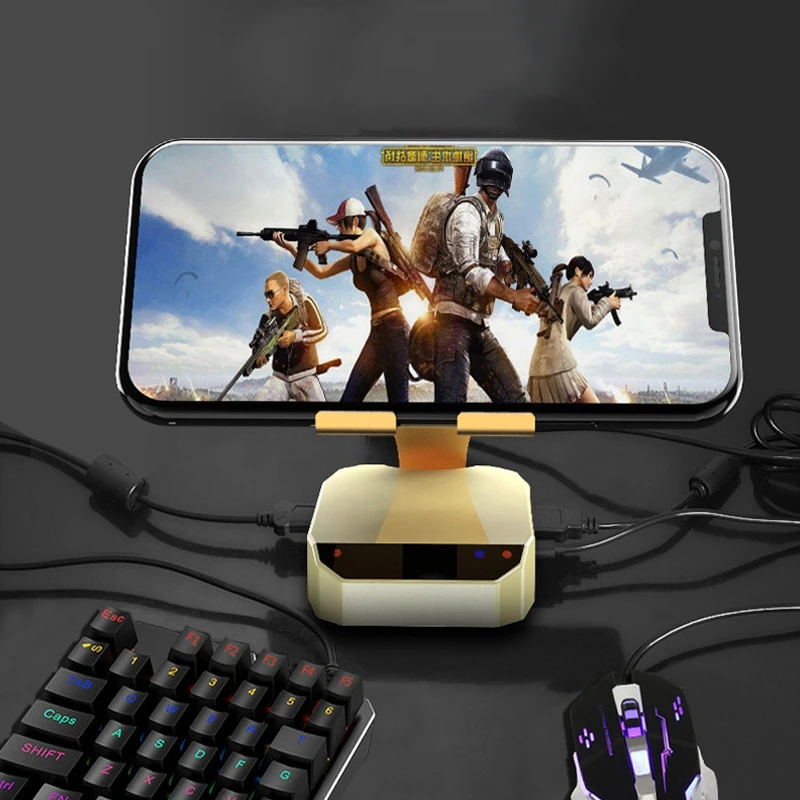 Мобильный Геймпад контроллер Bluetooth клавиатура мышь конвертер кадров в секунду