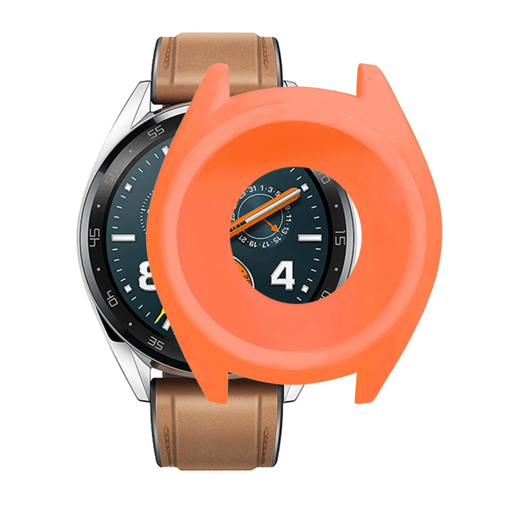 Ouhaobin чехол для часов Huawei watch GT2 46 мм мягкий ТПУ рамка бампер защитные