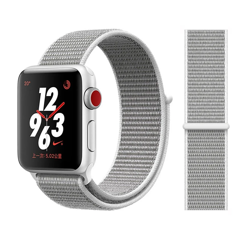Pearl Спортивная петля для Apple watch Band 4 5 correa iwatch 3 2 1 42 мм 38 мм 44 мм 40 мм Apple watch ремешок браслет pulseira аксессуары - Цвет ремешка: Pearl