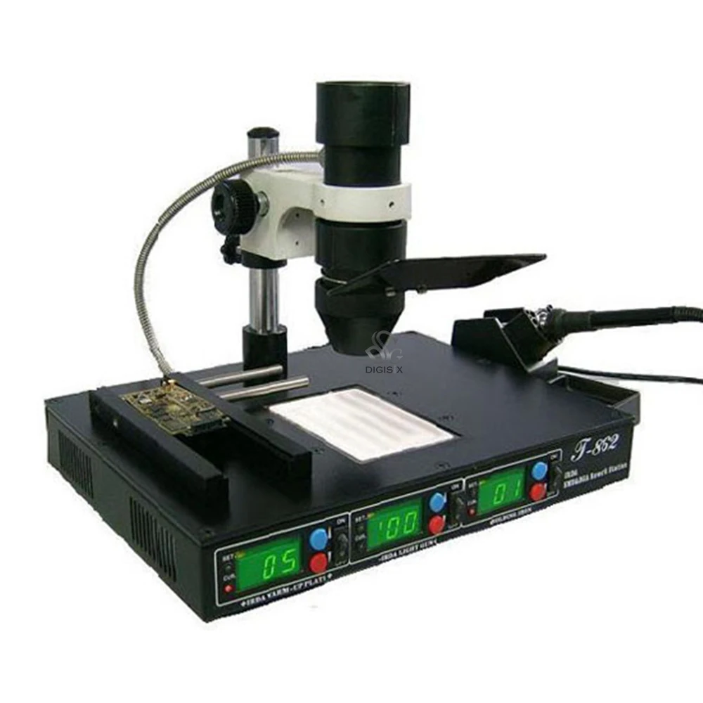 Уполномоченный PUHUI T-862 IRDA SMD BGA ИК паяльная станция пайки сварщик инфракрасный SMT с
