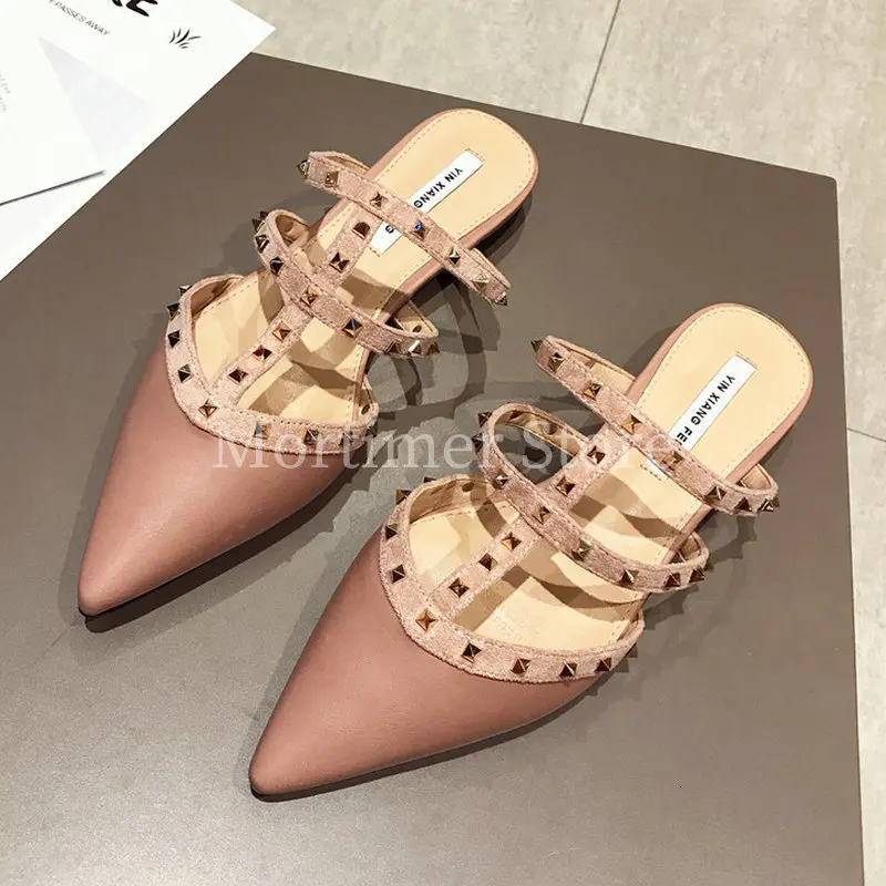 2019 Новые поступления сезон лето женские шлепанцы сандалии Для женщин с острым