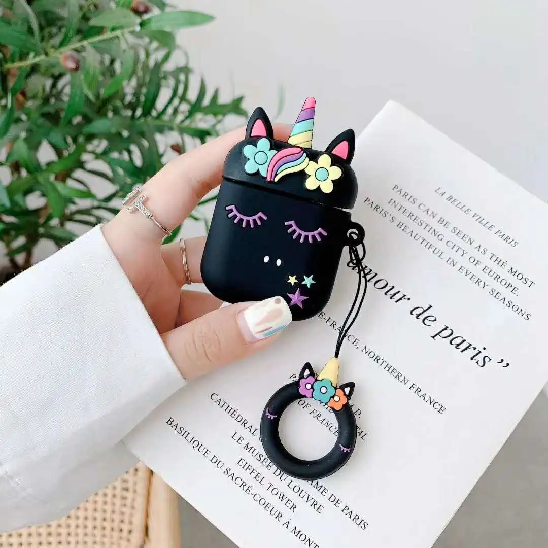 

Cute Cartoon Wireless Earphone Case for Apple AirPods 2 Case Silicone Charging Headphones Case for Airpods Protective Cover