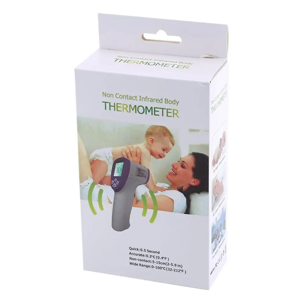 

2020 New Infrared Thermometer Forehead Thermometer Non-Contact Digital Thermometer with Lcd Displa cheap thermometer fast ship
