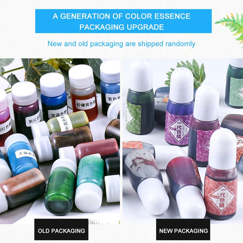 Resina epoxi para ni&ntilde;os, pigmentos de resina crom&aacute;tica l&iacute;quida de 24 colores, resina UV Rit, accesorios para hacer joyas, manualidades, DIY, 10g-2