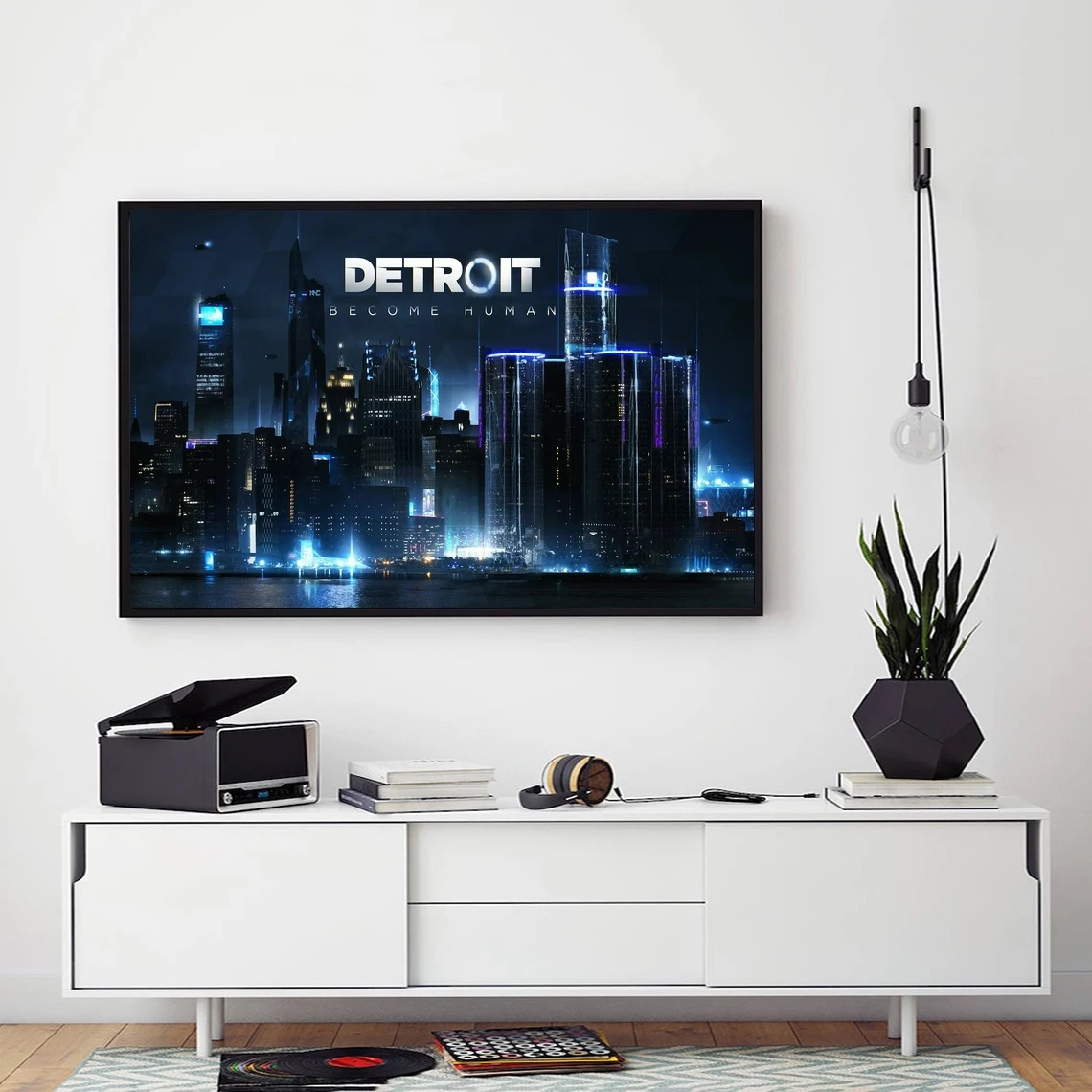 

Детройт станьте человеком 2 видео игра плакат Художественная печать холст живопись стены картины гостиная домашний Декор (без рамки)