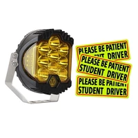 3pcs please be patient student driver sign vehicle bumper stickers 1pcs 7 inch led 90w led car driving light 5 inch led 50w