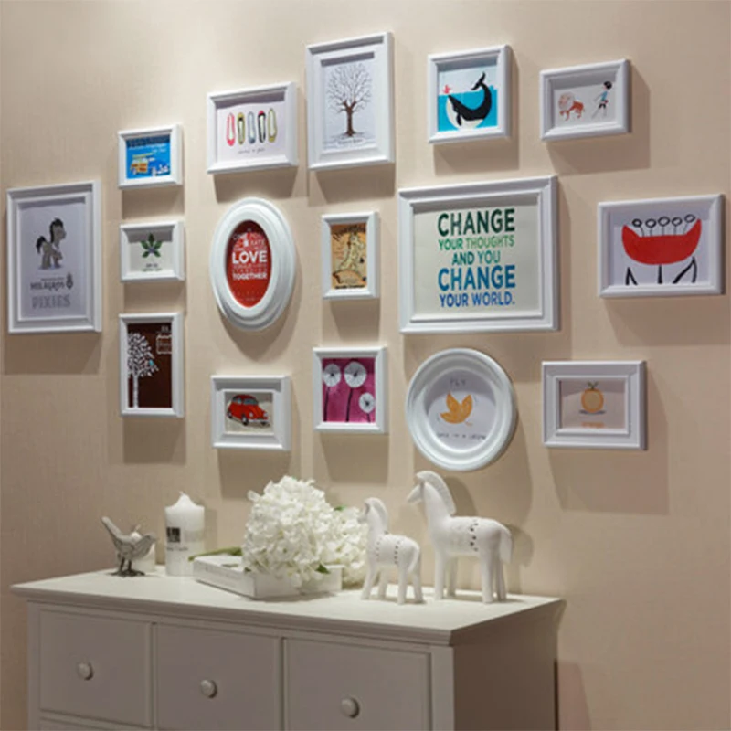 Фоторамка любовь фото рамка стена композиция студия свадебная 16 шт./компл.