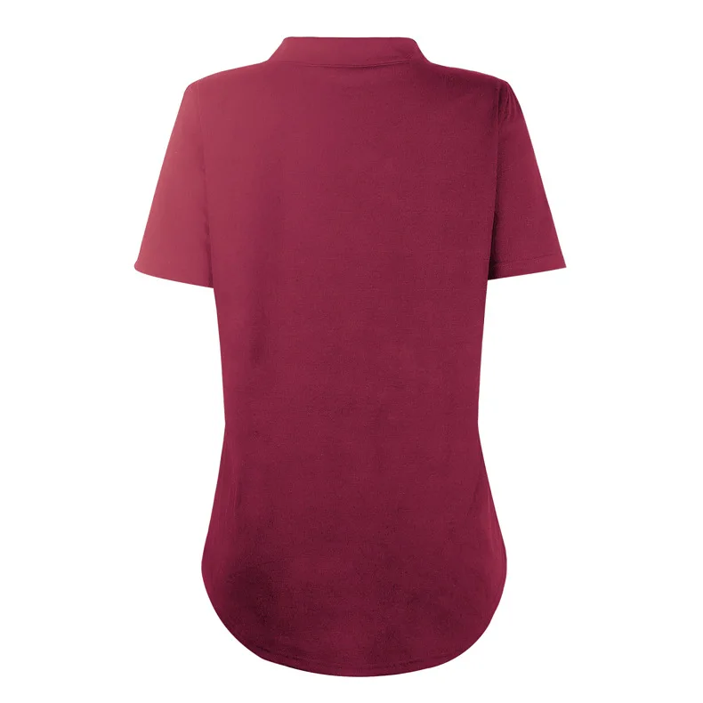 

2020 Summer Factory Spot S--5XLEurope and the United States Women's Clothing V-neck Loose Short-Sleeved Blouse Shirt blouse