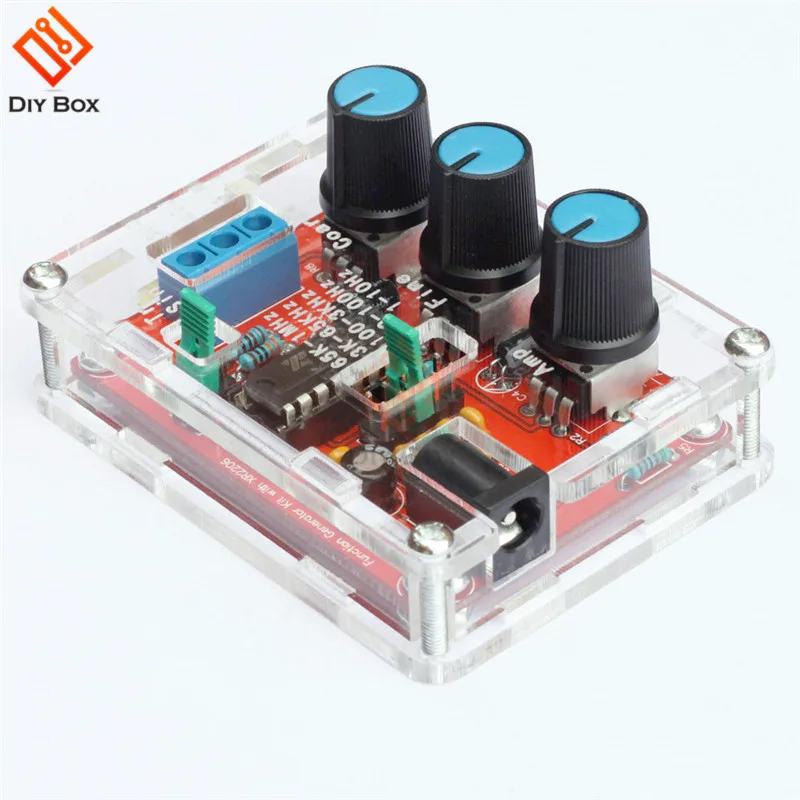 1 Гц-1 МГц XR2206 функция генератор сигналов DIY Kit синус/треугольник/квадратный выход генератор сигналов Регулируемая амплитуда частоты