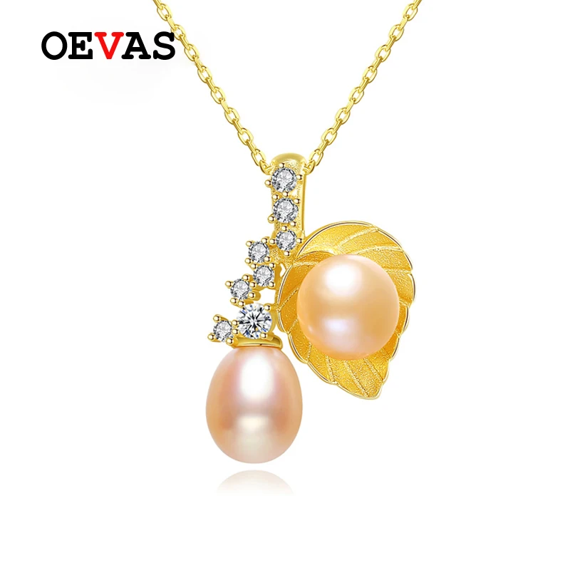 Женское вечерние жерелье из серебра 100% пробы с натуральным пресноводным