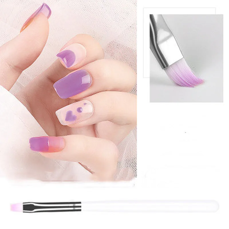 Новая салфетка для кисти маникюра гель-кисти розового цвета с короткими ручка