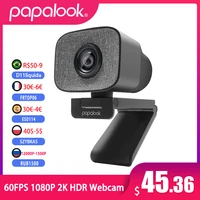 2k hdr 1080p webcam papalook pa930 60fps streamcam pc streaming live usb web camera with dual stereo mic for obsskypezoom