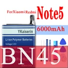 BN45 BN 45 BN-45 Батарея 6000 мАч для xiaomi Redmi Note 5 батарея для телефона redmi Note 5 заменяемый аккумулятор AKKU емкостью + инструменты номер для отслеживания посылки