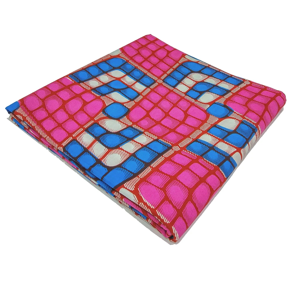 Высокое качество 100% хлопок Анкара Африканский воск принт ткань настоящий 6 ярдов