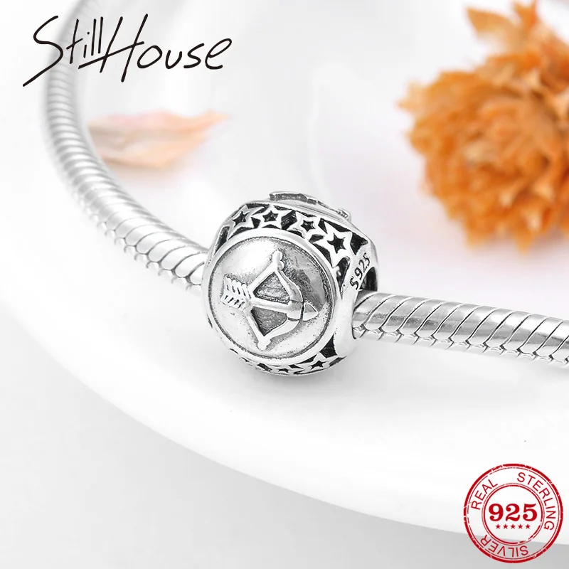 Браслеты женские из серебра 925 пробы с 12 созвездиями и стрельцами|Ювелирные