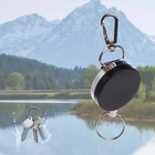 Большая распродажа, Ретрактор Zinger, брелок, держатель катушки, выдвижной стальной кабель, аксессуар