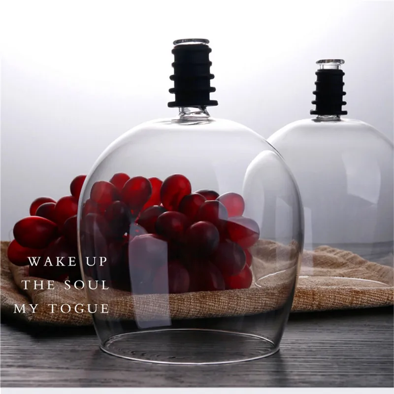 Креативный хрустальный бокал для красного вина с прямым питьевым