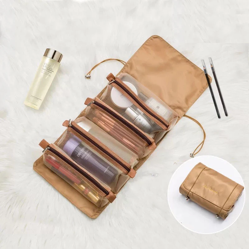 

High Capacity Makeup Bag Portable Travel Cosmetic Package High-capacity Portable Student Cosmetic Bag Advanced Cosmetic Bag
