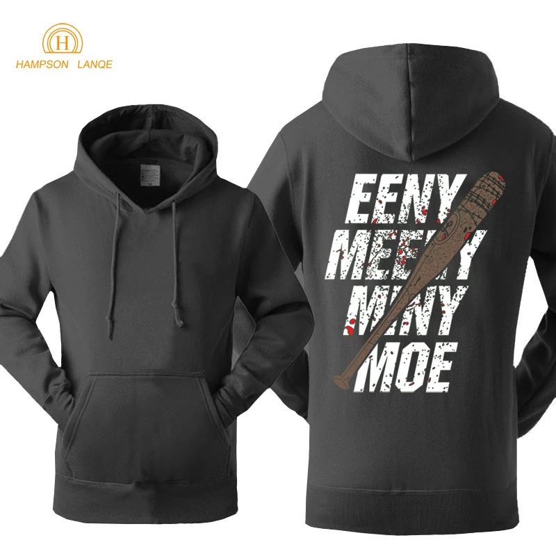 Мужские толстовки с капюшоном The Walking Dead Eeny Meeny Miny Moe Negan Lucille осень 2020 мужские в