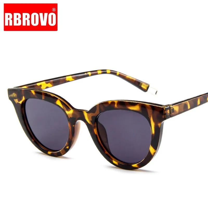 RBROVO, маленькая оправа, Cateye, солнцезащитные очки для женщин, роскошные, солнцезащитные очки, классика, Ретро стиль, пластик, для улицы, очки, UV400, Gafas De Sol Mujer